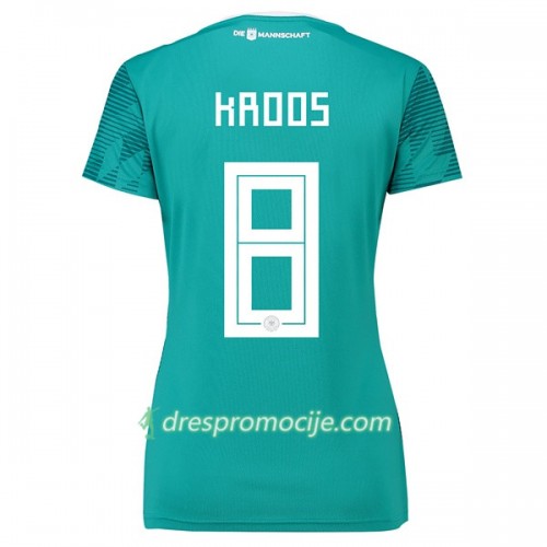 Njemačka Dres Kroos 8 Ženska Gostujući Svjetsko prvenstvo 2018 Njemačka Dres Kroos 8 Ženska Gostujući Svjetsko prvenstvo 2018